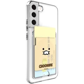 [S2B] Kakao Friends CHOONSIK Cartoon clear Reinforced Double Card Case-Smartphone Card Storage Pocket iPhone Galaxy Case-Made in Korea